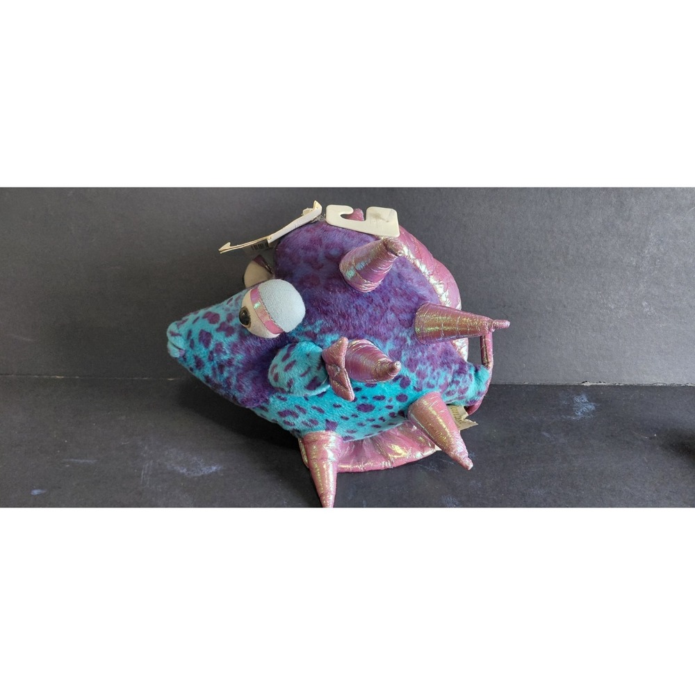 90/00s Collectible whimsical sea creature plushie Dan Dee 12" Barry Blowfish Toy